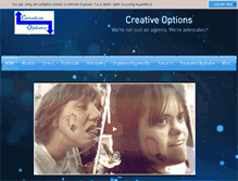 Tablet Screenshot of creativeoptions.org