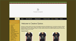 Desktop Screenshot of creativeoptions.net